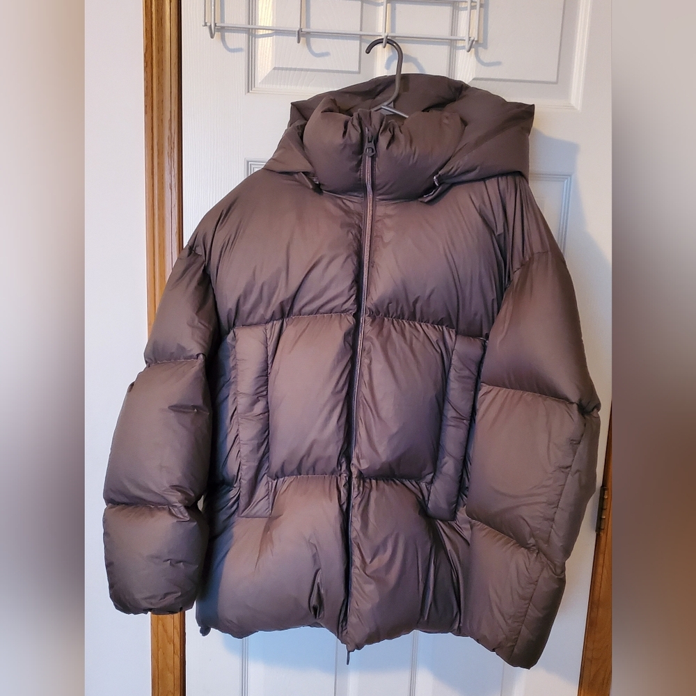 H&M Dark Khaki Green Puffer Jacket